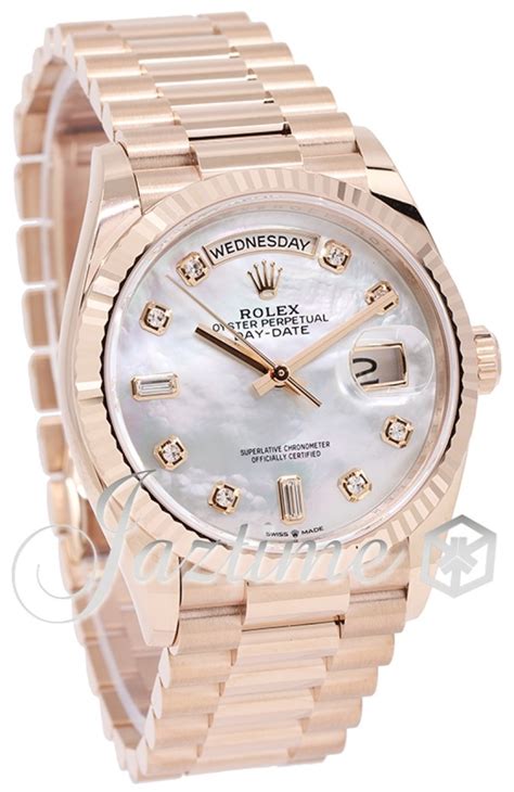 Vendesi Rolex DayDate Rose Gold 36mm Factory Mother Of 